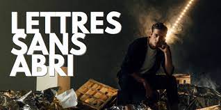 lettres sans abri_affiche